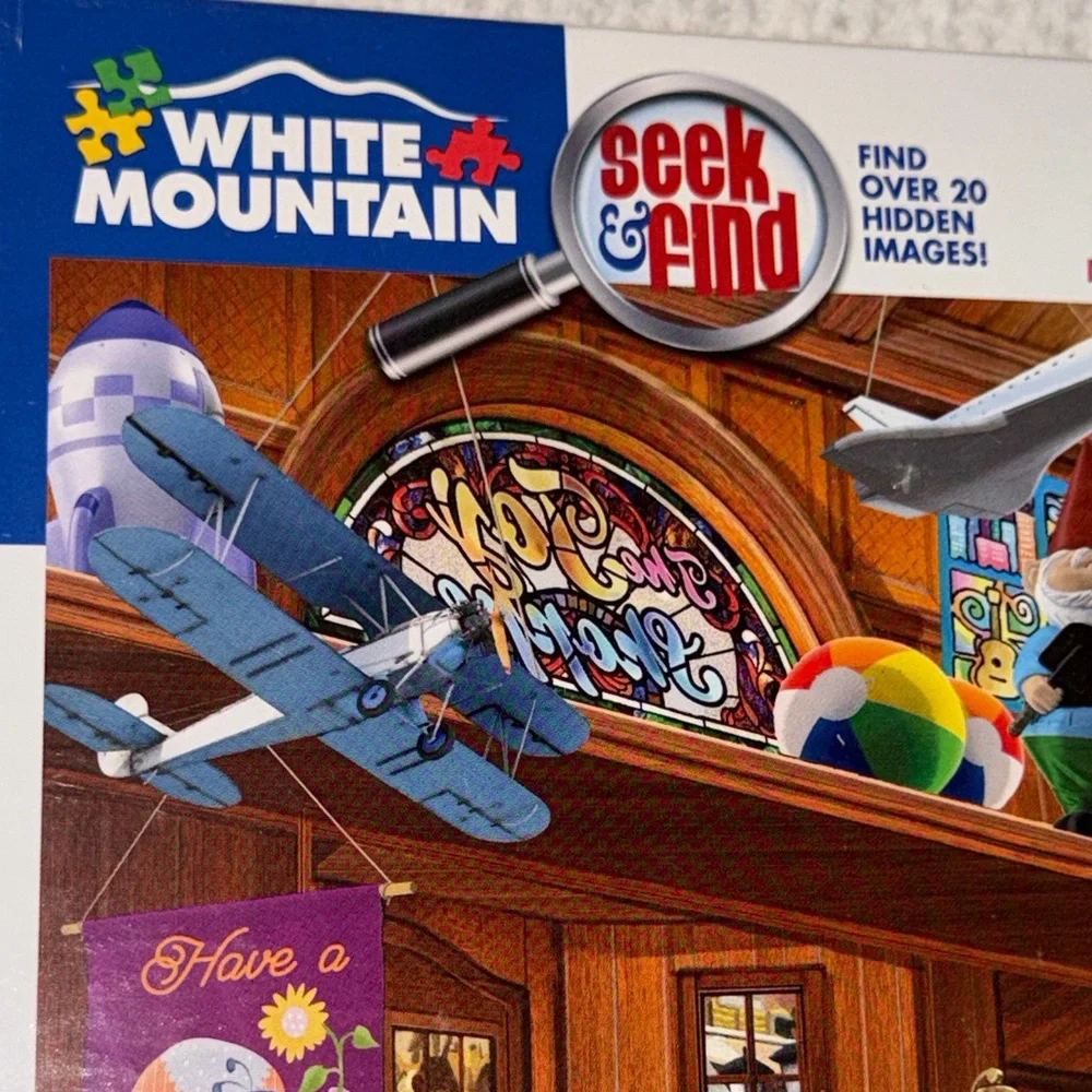 White Mountain “Toy Shop” Colorful Puzzle NEW